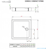 Radaway Doros C Compact Stone brodzik kwadratowy 100x100x11,5cm czarny SDRC1010-05-54S